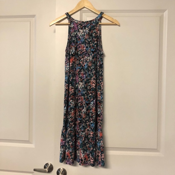 Time and Tru Summer Floral Midi Dress Size XS - Picture 3 of 12